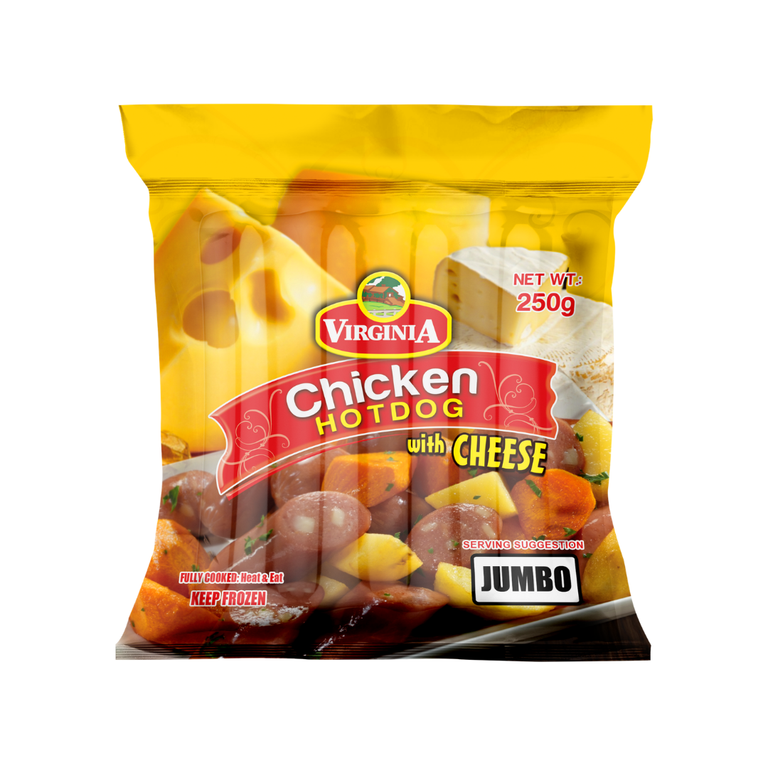 Virginia Chicken Hotdog Jumbo W/ Cheese